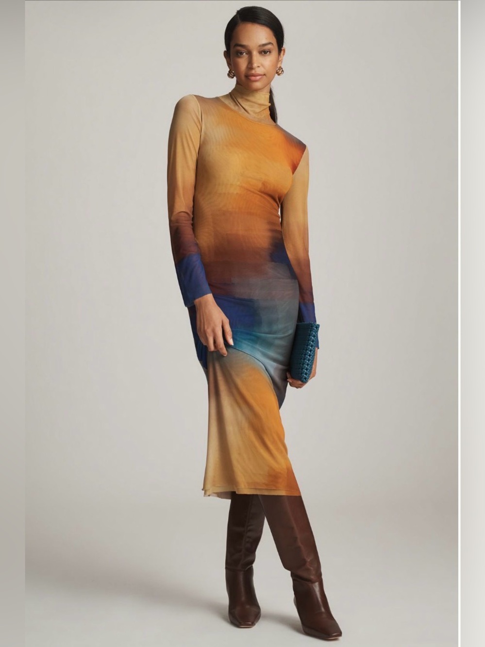 NWT Misa Liv Turtleneck Dress